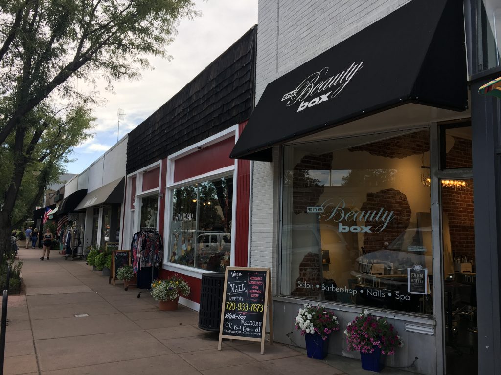 storefronts on South Gaylord Street